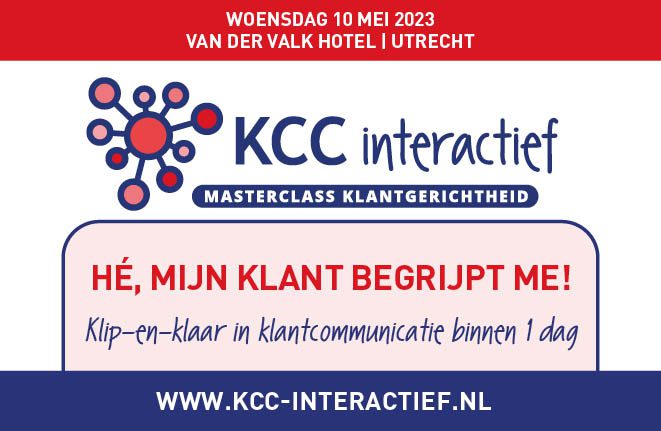 Masterclass Klantgerichtheid, KCC Interactief